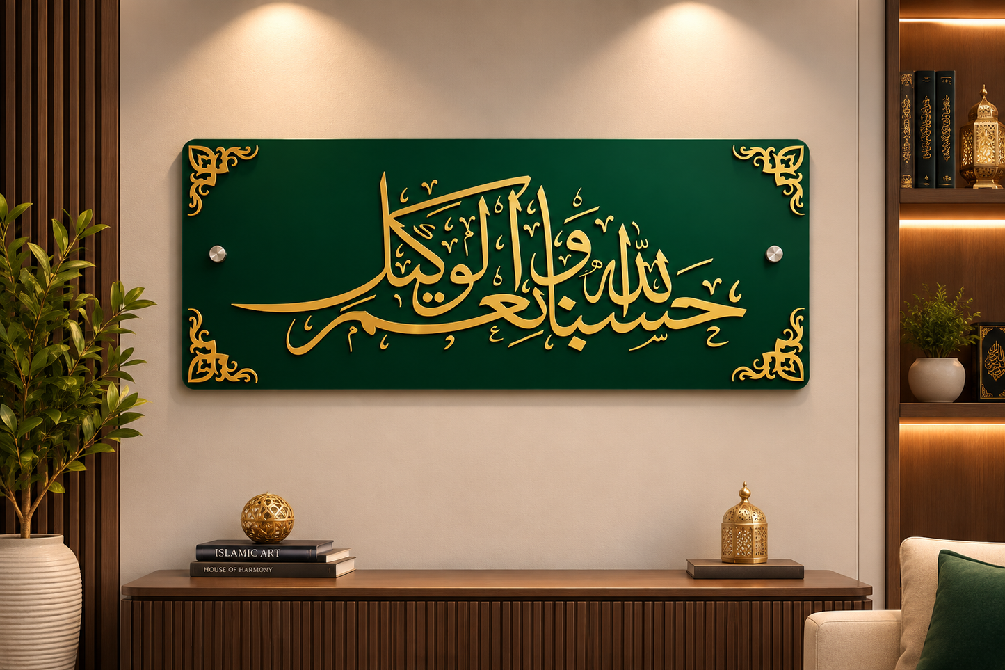 Hasbunallahu Wa Ni'mal Wakeel | Premium Islamic Wall Art